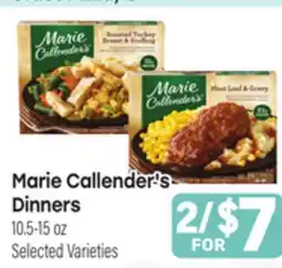 Tony’s Fresh Market Marie Callender's Dinners offer