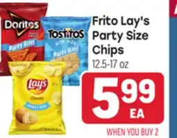 Tony’s Fresh Market Frito Lay's Party Size Chips offer
