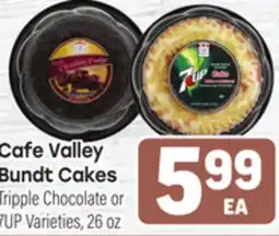 Tony’s Fresh Market Cafe Valley Bundt Cakes offer