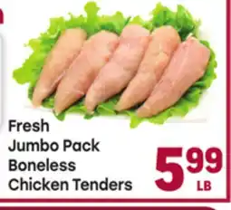 Tony’s Fresh Market Fresh Jumbo Pack Boneless Chicken Tenders offer