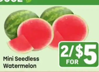 Tony’s Fresh Market Mini Seedless Watermelon offer