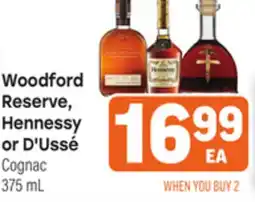 Tony’s Fresh Market Woodford Reserve, Hennessy or D' Ussé offer