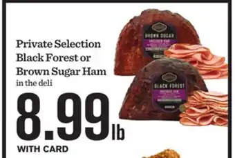 Mariano's Private Selection Black Forest or Brown Sugar Ham offer
