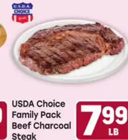 Tony’s Fresh Market USDA Choice Family Pack Beef Charcoal Steak offer