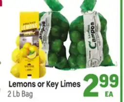 Tony’s Fresh Market Lemons or Key Limes offer