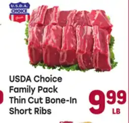 Tony’s Fresh Market USDA Choice Thin Cut Bone-In Short Ribs offer