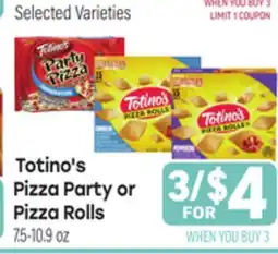 Tony’s Fresh Market Totino's Pizza Party or Pizza Rolls offer