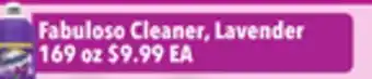 Tony’s Fresh Market Fabuloso Cleaner, Lavender offer