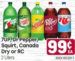 Tony’s Fresh Market 7UP, Dr Pepper, Squirt, Canada Dry or RC offer
