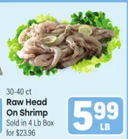 Tony’s Fresh Market Raw Head On Shrimp offer