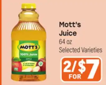 Tony’s Fresh Market Mott's Juice offer