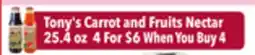 Tony’s Fresh Market Tony's Carrot and Fruits Nectar offer