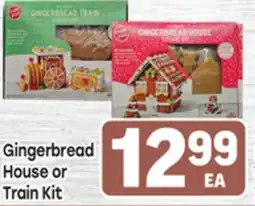 Tony’s Fresh Market Gingerbread House or Train Kit offer