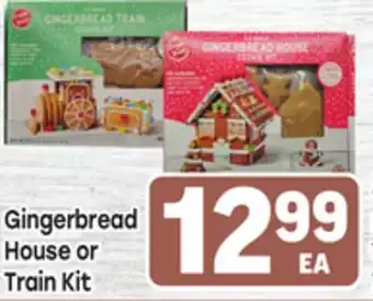Tony’s Fresh Market Gingerbread House or Train Kit offer