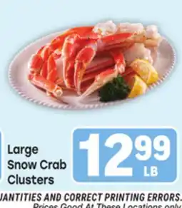 Tony’s Fresh Market Large Snow Crab Clusters offer