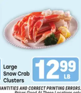 Tony’s Fresh Market Large Snow Crab Clusters offer