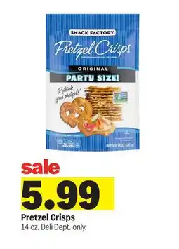 Meijer Pretzel Crisps offer
