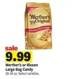 Meijer Werther's or Riesen Large Bag Candy offer