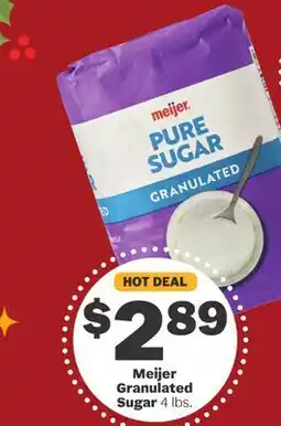 Meijer Meijer Granulated Sugar offer