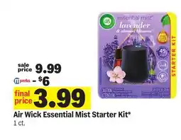 Meijer Air Wick Essential Mist Starter Kit offer