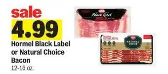 Meijer Hormel Black Label or Natural Choice Bacon offer