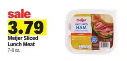 Meijer Meijer Sliced Lunch Meat offer