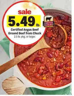 Meijer Certified Angus Beef Ground Beef from Chuck offer