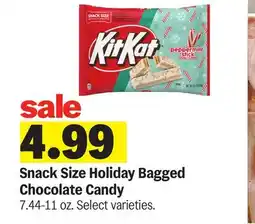Meijer Snack Size Holiday Bagged Chocolate Candy offer