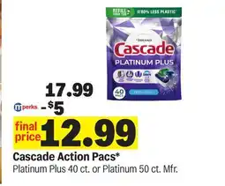 Meijer Cascade Action Pacs offer
