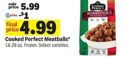 Meijer Cooked Perfect Meatballs offer