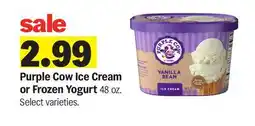 Meijer Purple Cow Ice Cream or Frozen Yogurt offer