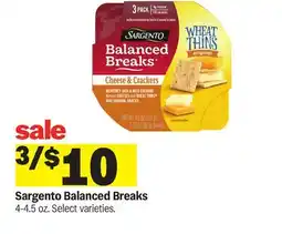 Meijer Sargento Balanced Breaks offer
