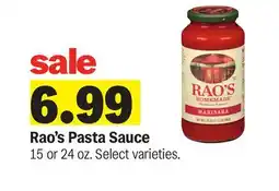 Meijer Rao's Pasta Sauce offer