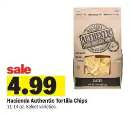 Meijer Hacienda Authentic Tortilla Chips offer