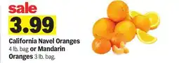 Meijer California Navel Oranges 4 lb. bag or Mandarin Oranges 3 lb. bag offer