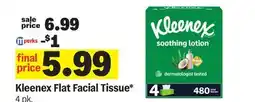 Meijer Kleenex Flat Facial Tissue offer