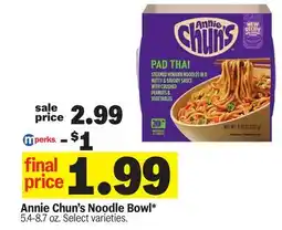 Meijer Annie Chun's Noodle Bowl offer