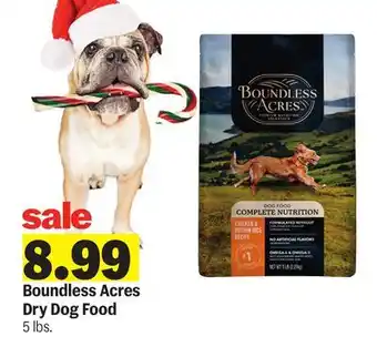 Meijer Boundless Acres Dry Dog Food offer