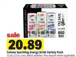 Meijer Celsius Sparkling Energy Drink Variety Pack offer