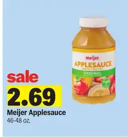 Meijer Meijer Applesauce offer