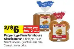 Meijer Pepperidge Farm Farmhouse Classic Buns offer