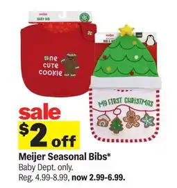 Meijer Meijer Seasonal Bibs offer