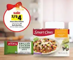 Meijer Smart Ones Entrées 6.49-10.25 oz. or Red's Burritos 4.5-5 oz offer