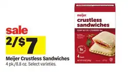 Meijer Meijer Crustless Sandwiches offer