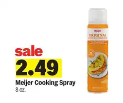 Meijer Meijer Cooking Spray offer