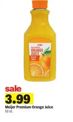 Meijer Meijer Premium Orange Juice offer