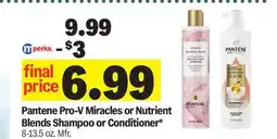 Meijer Pantene Pro-V Miracles or Nutrient Blends Shampoo or Conditioner offer