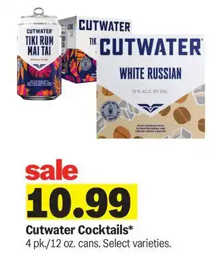 Meijer Cutwater Cocktails offer