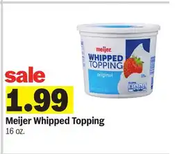 Meijer Meijer Whipped Topping offer