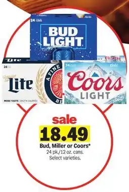 Meijer Bud, Miller or Coors offer